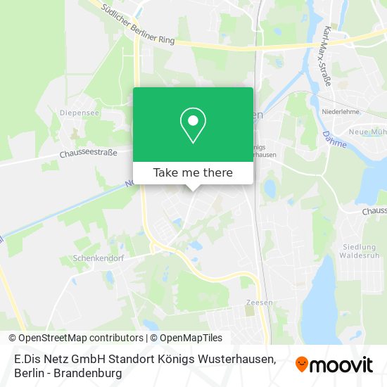 E.Dis Netz GmbH Standort Königs Wusterhausen map