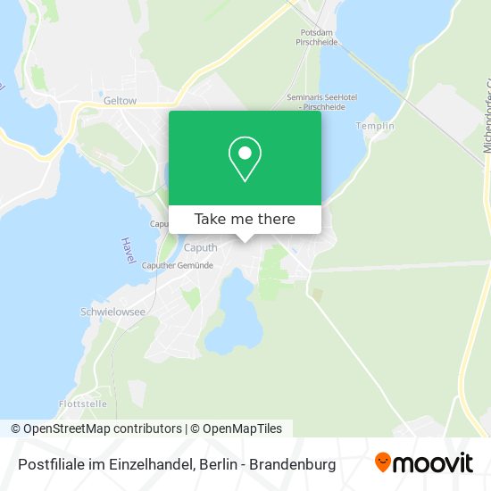 Postfiliale im Einzelhandel map