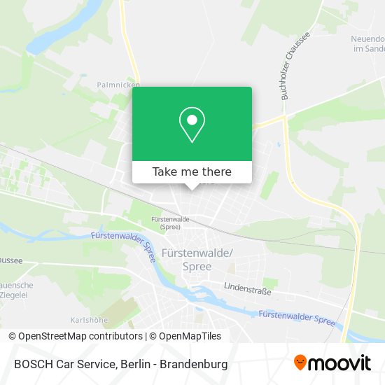 BOSCH Car Service map