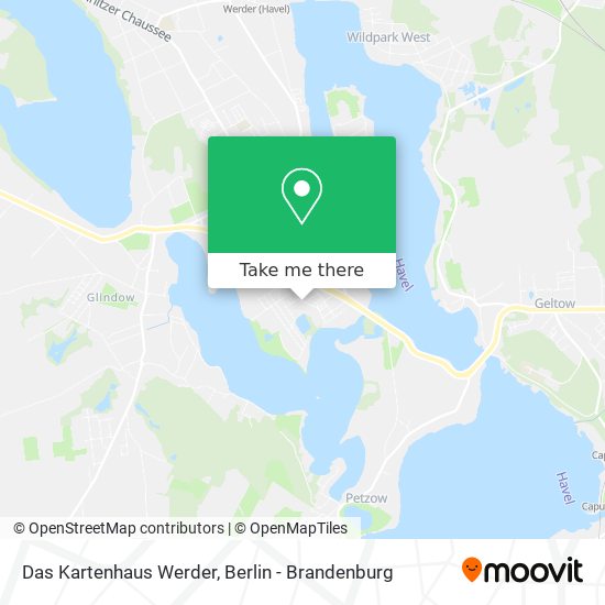 Das Kartenhaus Werder map