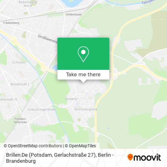 Карта Brillen.De (Potsdam, Gerlachstraße 27)