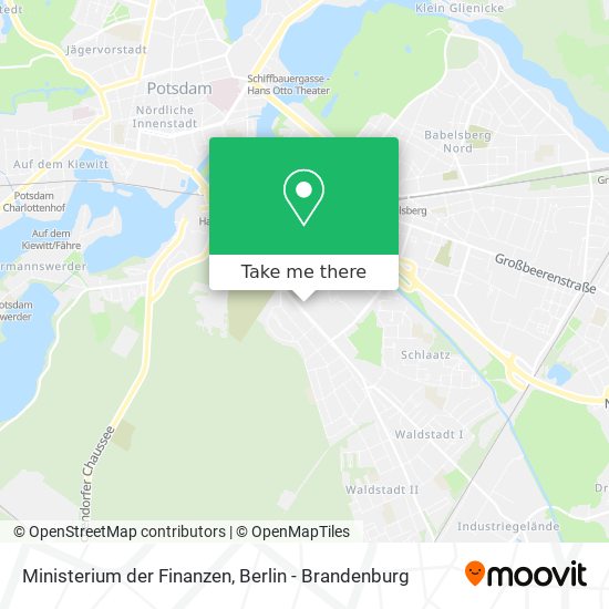 Ministerium der Finanzen map