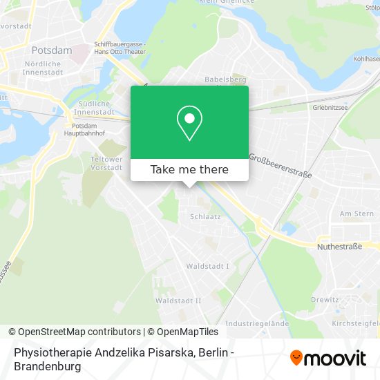 Карта Physiotherapie Andzelika Pisarska