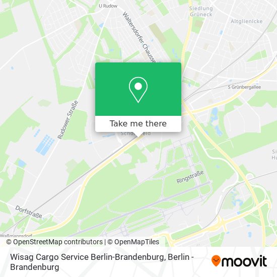 Карта Wisag Cargo Service Berlin-Brandenburg