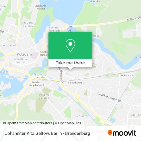 Johanniter Kita Geltow map