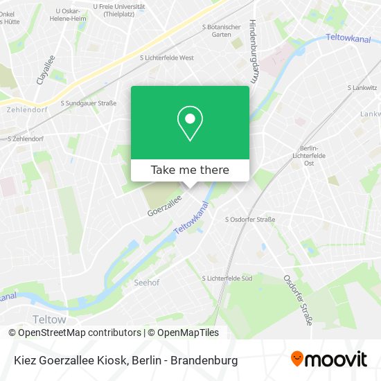 Kiez Goerzallee Kiosk map