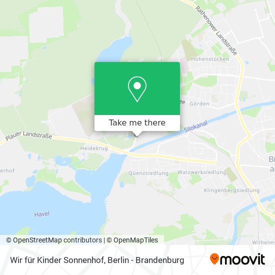 Wir für Kinder Sonnenhof map