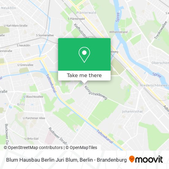 Карта Blum Hausbau Berlin Juri Blum