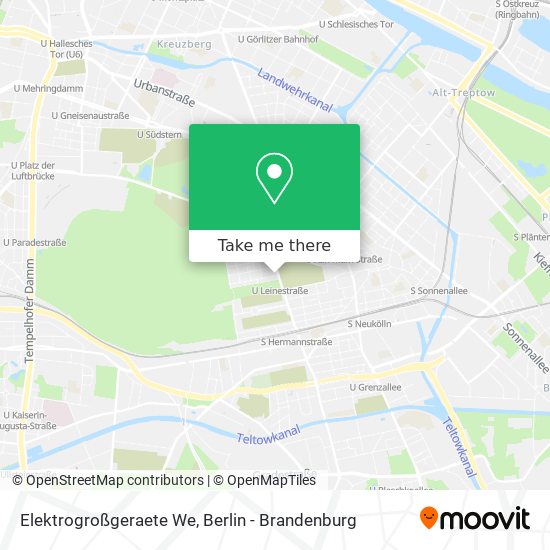 Elektrogroßgeraete We map