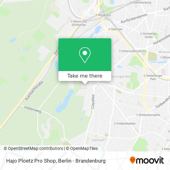 Hajo Ploetz Pro Shop map