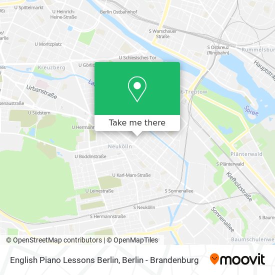 Карта English Piano Lessons Berlin