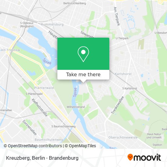 Kreuzberg map