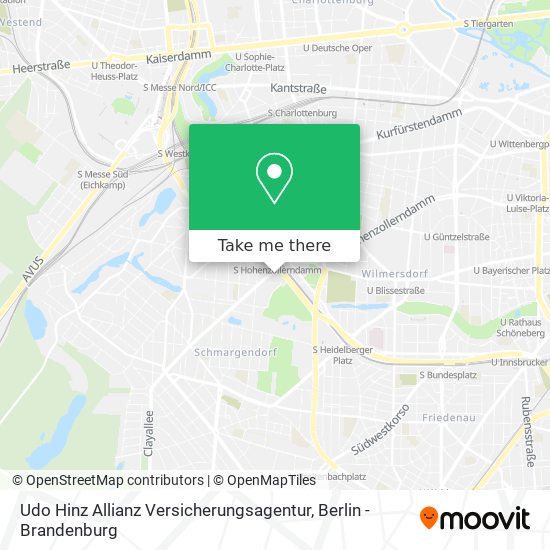 Udo Hinz Allianz Versicherungsagentur map