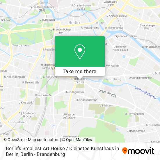 Berlin's Smallest Art House / Kleinstes Kunsthaus in Berlin map