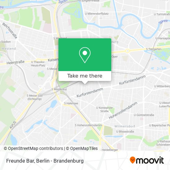 Freunde Bar map