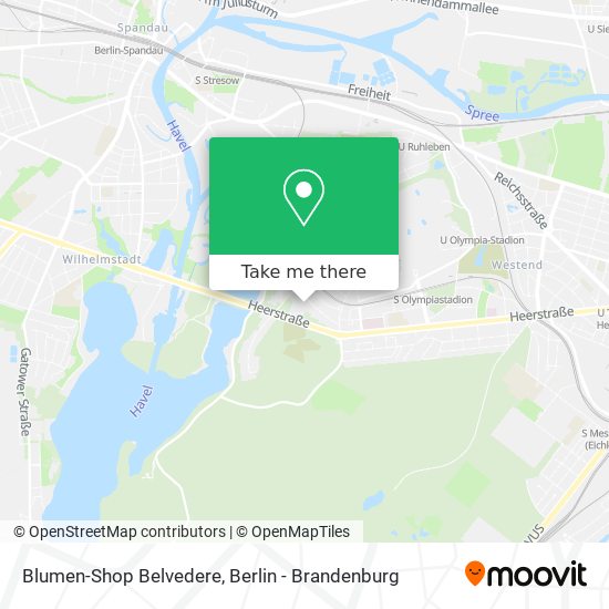 Blumen-Shop Belvedere map