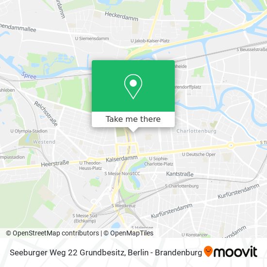 Карта Seeburger Weg 22 Grundbesitz