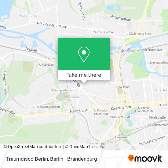 Traumdisco Berlin map