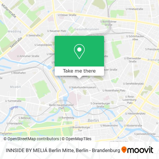 INNSIDE BY MELIÁ Berlin Mitte map