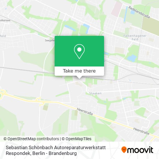 Sebastian Schönbach Autoreparaturwerkstatt Respondek map