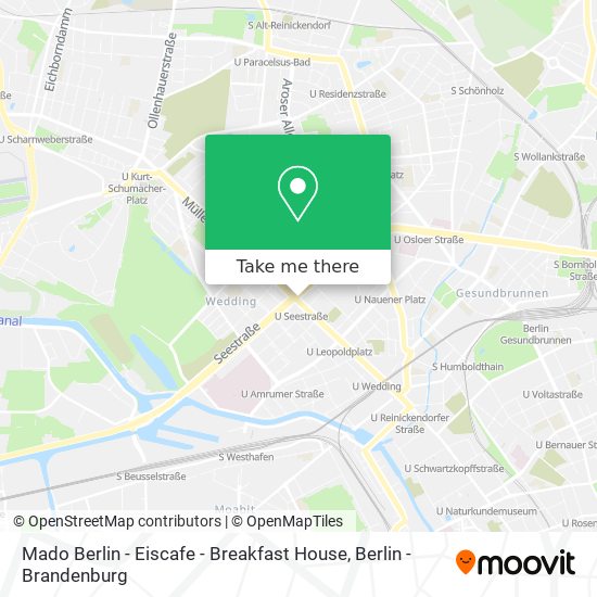 Mado Berlin - Eiscafe - Breakfast House map