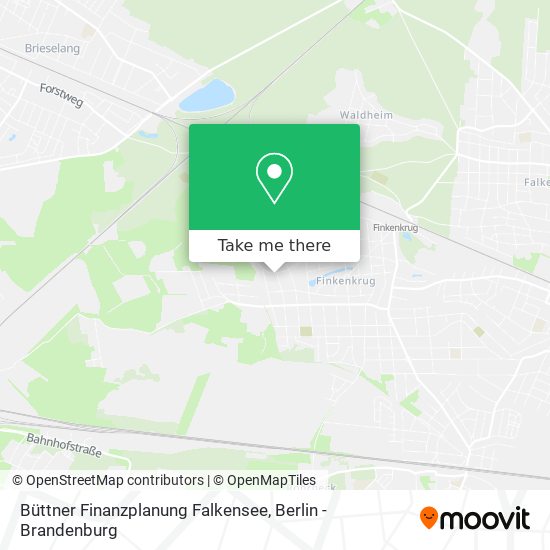 Büttner Finanzplanung Falkensee map