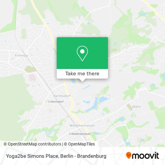 Yoga2be Simons Place map