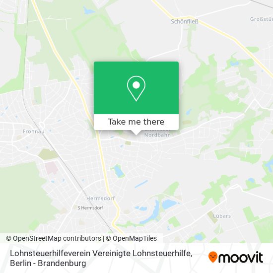 Карта Lohnsteuerhilfeverein Vereinigte Lohnsteuerhilfe