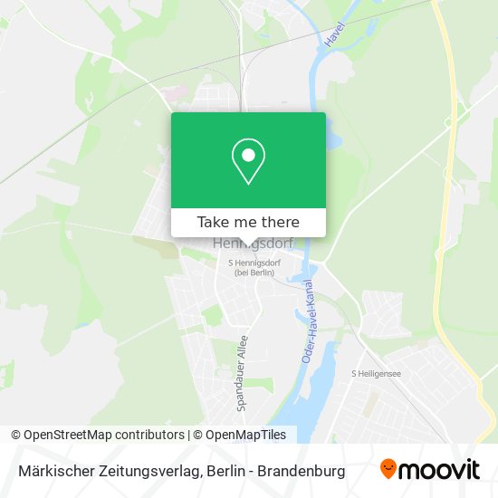 Карта Märkischer Zeitungsverlag
