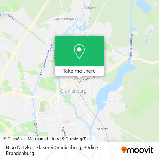 Nico Netzker Glaserei Oranienburg map