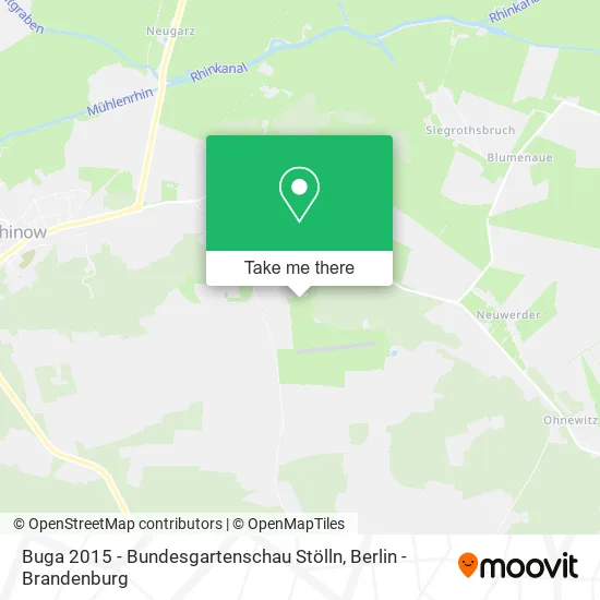 Карта Buga 2015 - Bundesgartenschau Stölln