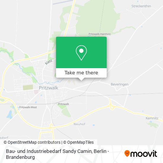 Bau- und Industriebedarf Sandy Camin map