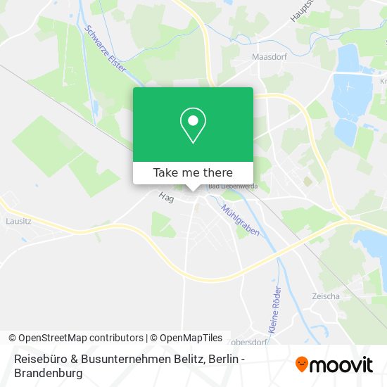 Reisebüro & Busunternehmen Belitz map