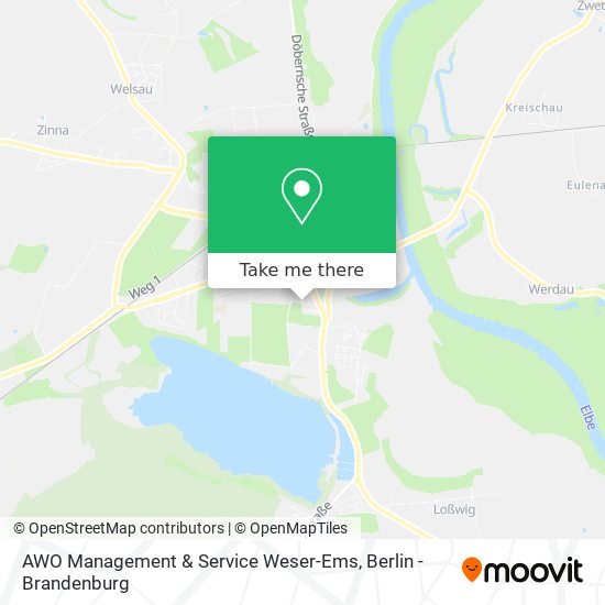 AWO Management & Service Weser-Ems map