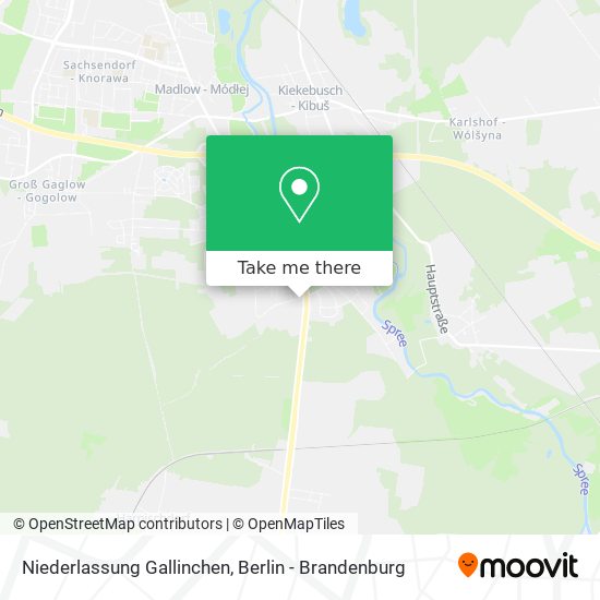 Niederlassung Gallinchen map