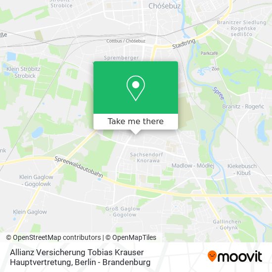 Allianz Versicherung Tobias Krauser Hauptvertretung map