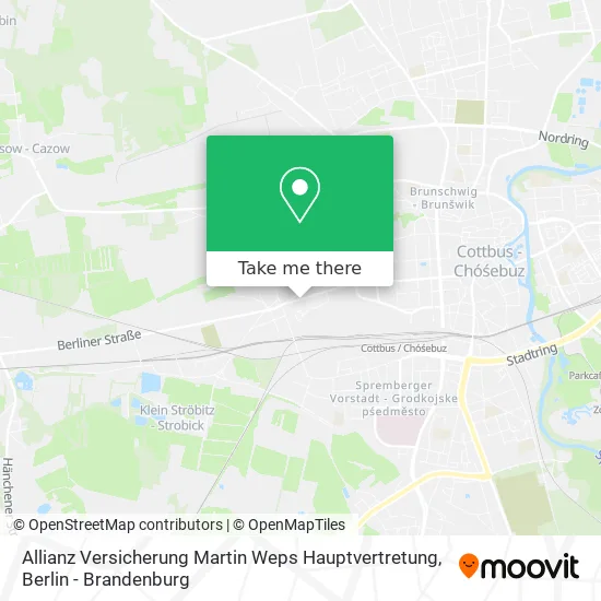 Карта Allianz Versicherung Martin Weps Hauptvertretung
