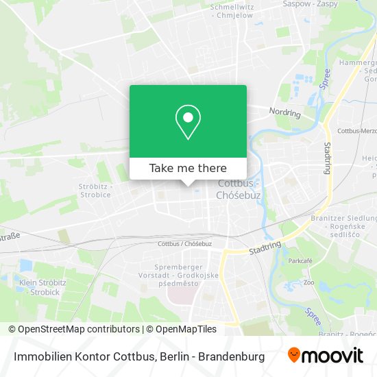 Immobilien Kontor Cottbus map