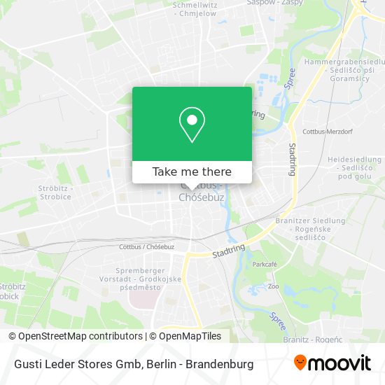 Gusti Leder Stores Gmb map