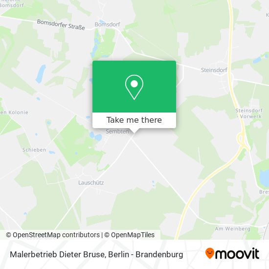 Malerbetrieb Dieter Bruse map