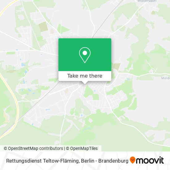Карта Rettungsdienst Teltow-Fläming