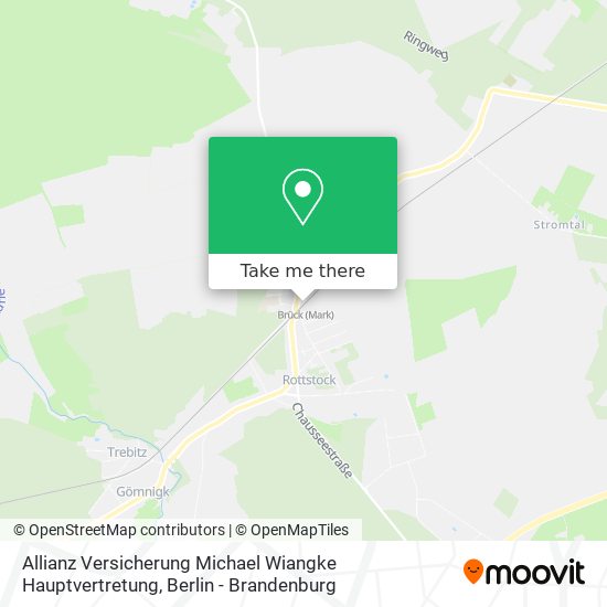 Allianz Versicherung Michael Wiangke Hauptvertretung map