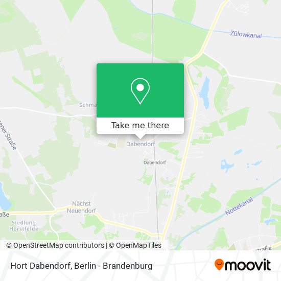 Hort Dabendorf map
