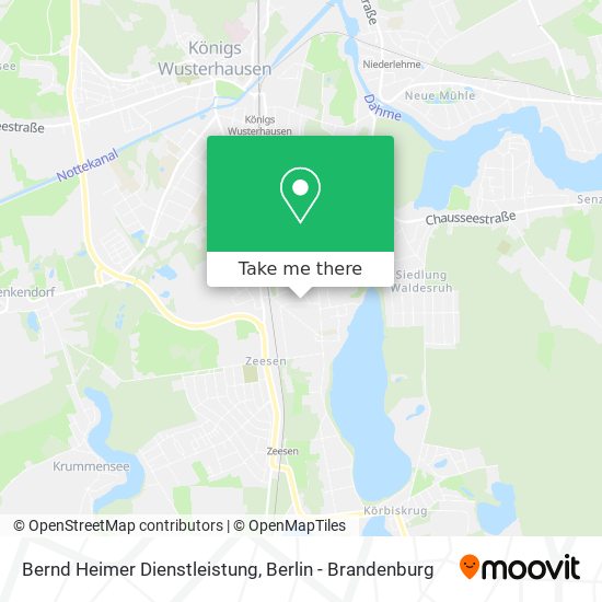 Bernd Heimer Dienstleistung map