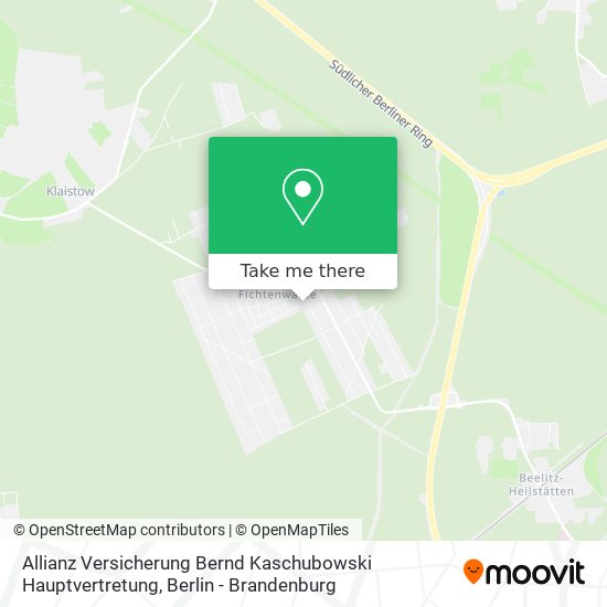 Allianz Versicherung Bernd Kaschubowski Hauptvertretung map