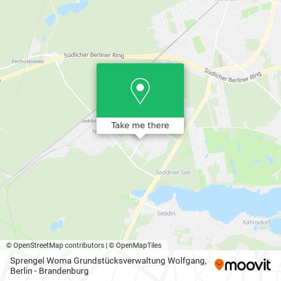 Карта Sprengel Woma Grundstücksverwaltung Wolfgang