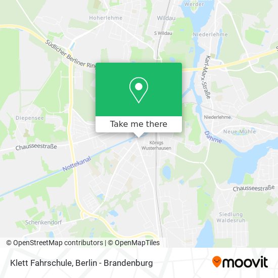 Карта Klett Fahrschule