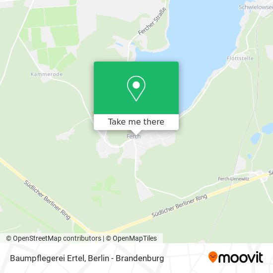 Baumpflegerei Ertel map