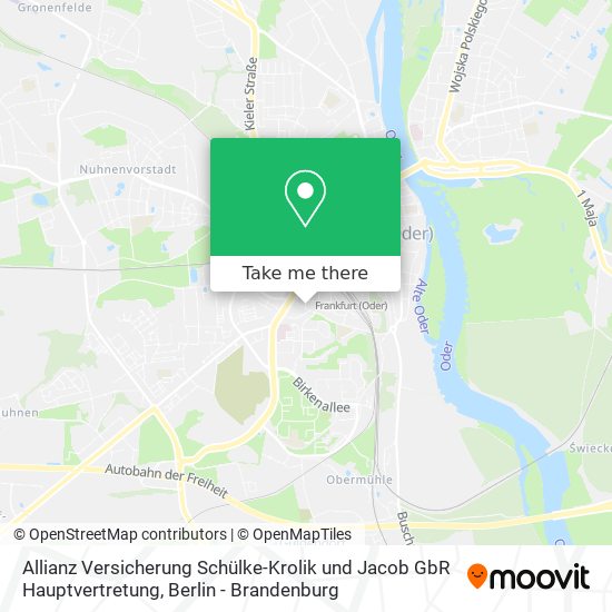 Allianz Versicherung Schülke-Krolik und Jacob GbR Hauptvertretung map