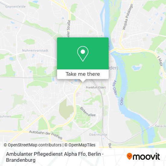 Ambulanter Pflegedienst Alpha Ffo map